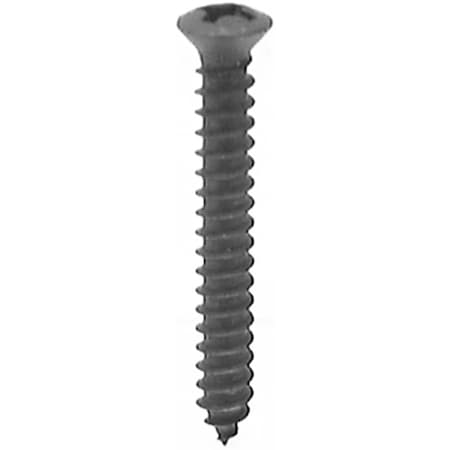 Auveco #8 X 1-1/4 W/ #6HD PHIL OVAL HD T.S. BLACK OXIDE, 100PK 10168
